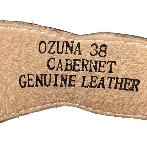 L'artiste X Spring Step Women's Cabernet Maroon Slip On Sandal Size 38 US 7.5/8 - Picture 10 of 12